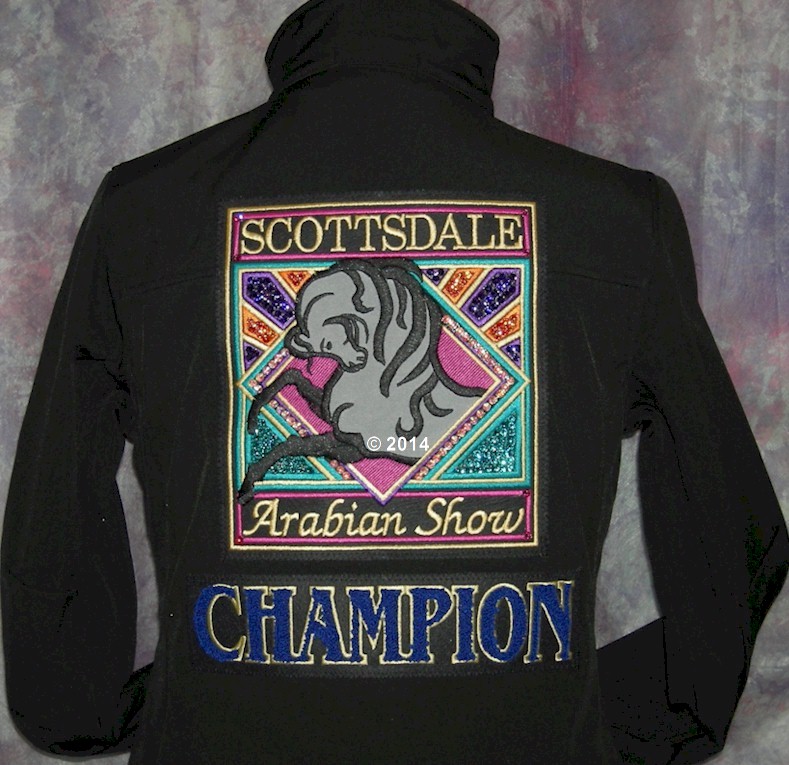 Scottsdale “UnOfficial” Championship Jackets  Customize your jacket with: your name, your horse, the class!