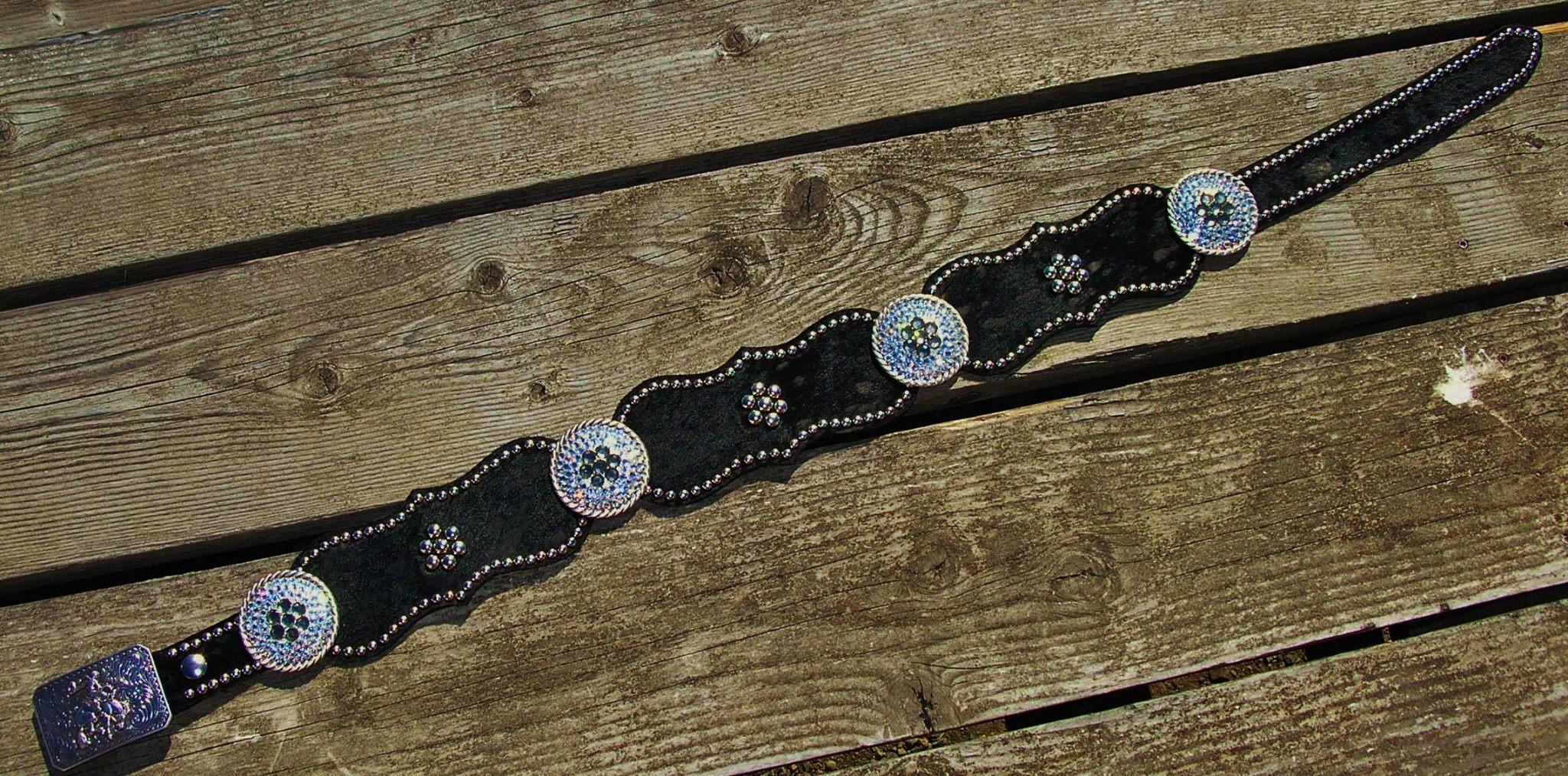 This is the belt that was donated to the Spirit Therapeutic Riding Program fundraiser Saturday night! The value is $350.