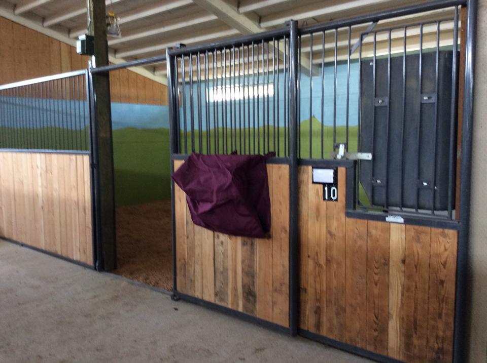14X24 foaling stall, stallion stall or recovery stall, will have turn out.