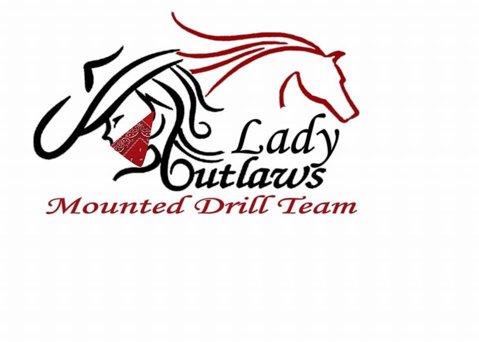 The Lady Outlaws Mounted Drill Team’s New Logo. Come join us for some Fun and Adventure in Vancouver, Washington at the Saddle club in Vancouver, WA.