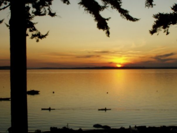 Camano Island sits in the Olympic Sun Belt and it only receives 17-20 inches of rain annually.