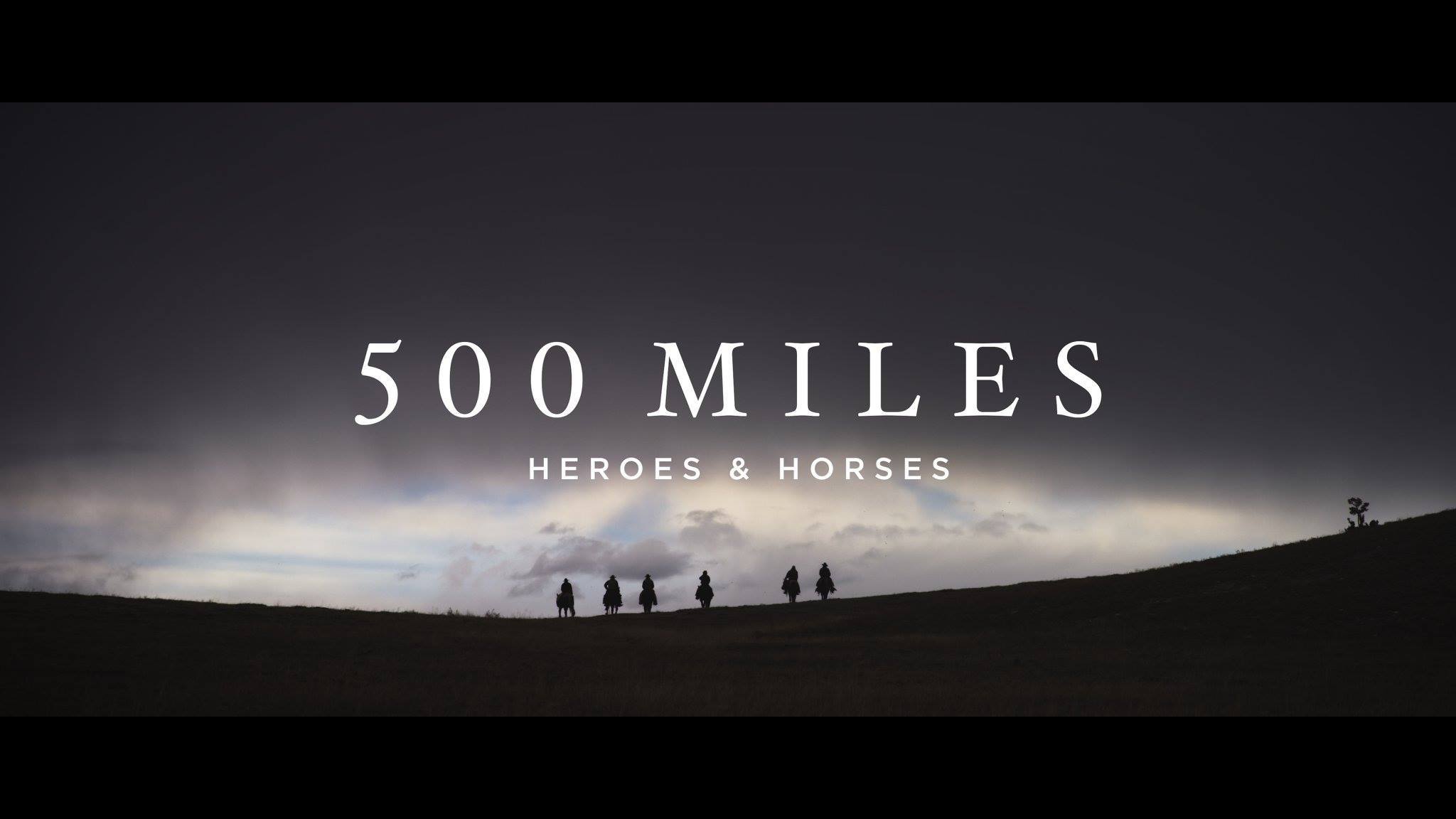 We have so many exciting things to share with all of you as we lead up to the release of 500 Miles on November 10th. Our hope with all of this? That it starts a conversation. A real conversation about why organizations like Heroes and Horses need to exist, and why all of us – whether you are a veteran or not – have a responsibility to question our relationship with challenge and purpose.